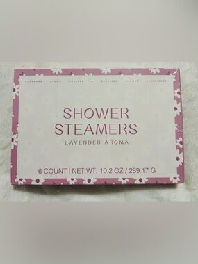 Lavender Aroma Shower Steamers - Relaxing Pink Bath Tablets